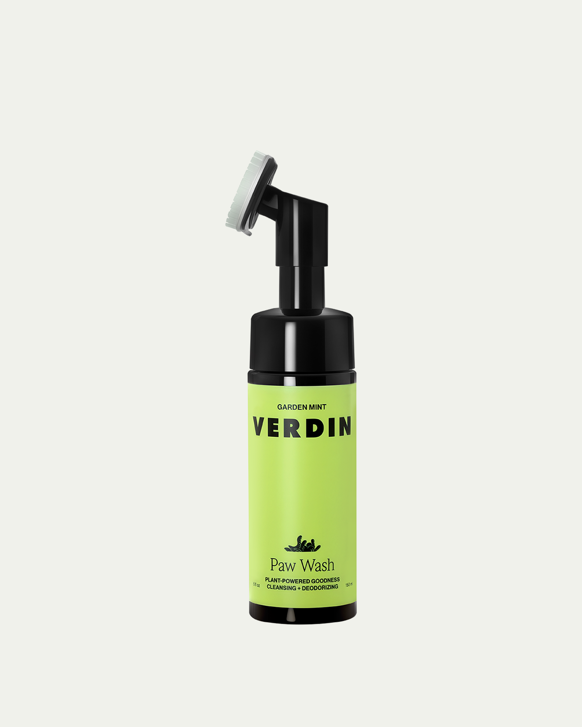 Photo image of the Verdin Dog Paw Wash Bottle Against a White Background.